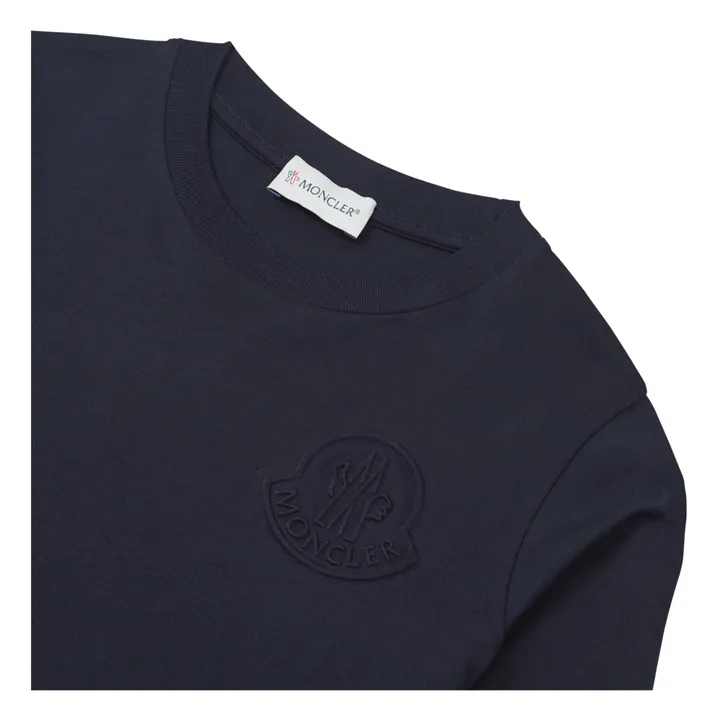 Moncler T-Shirt Manches Longues Uni | Bleu marine