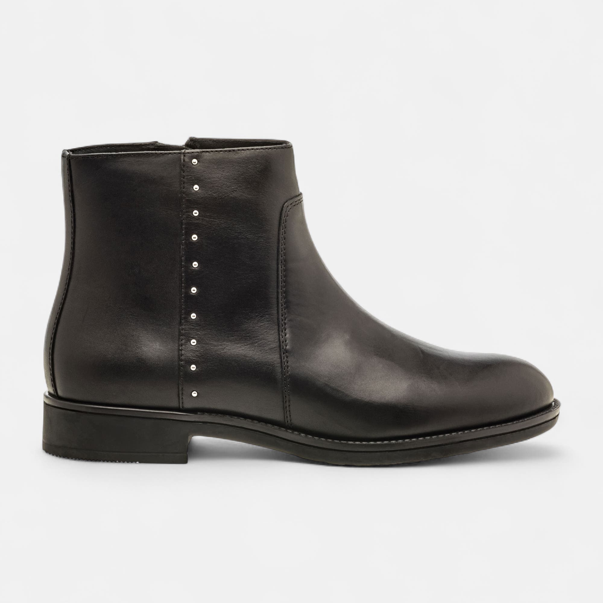 Bottines Femme en cuir noir