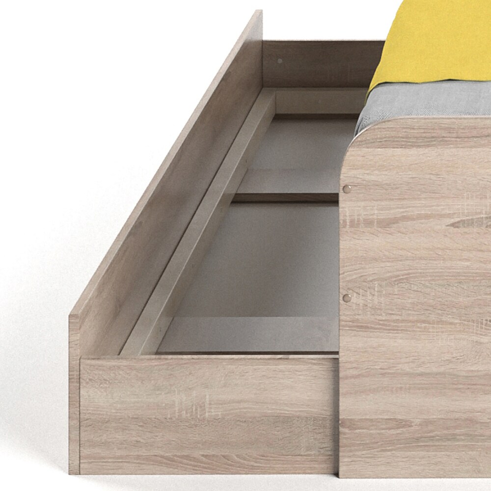 VitaliSpa Bett Enzo Jugendbett mit Gästeliege Funktionsbett 90x200 cmSonoma
