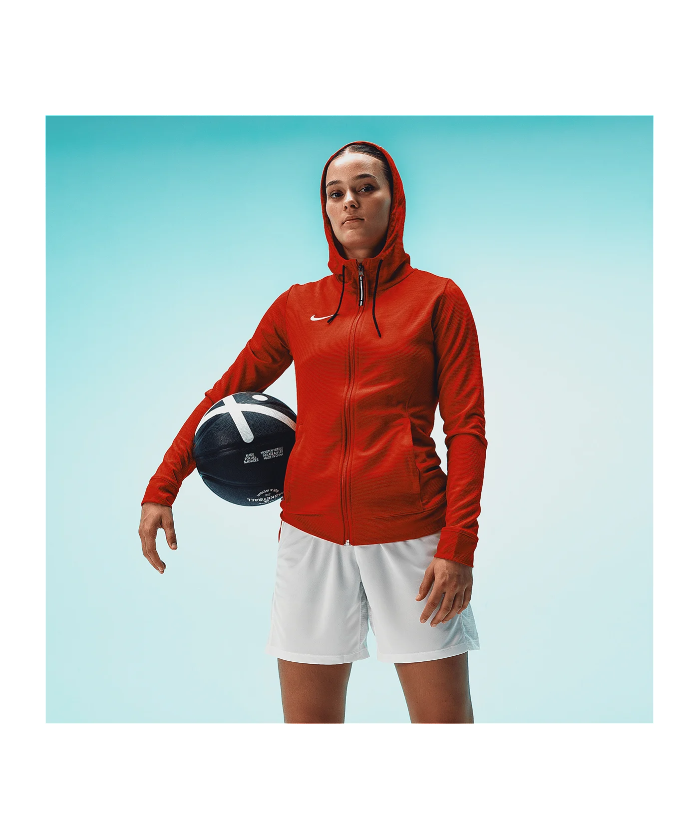 Nike Team Basketball Kapuzenjacke Damen F657