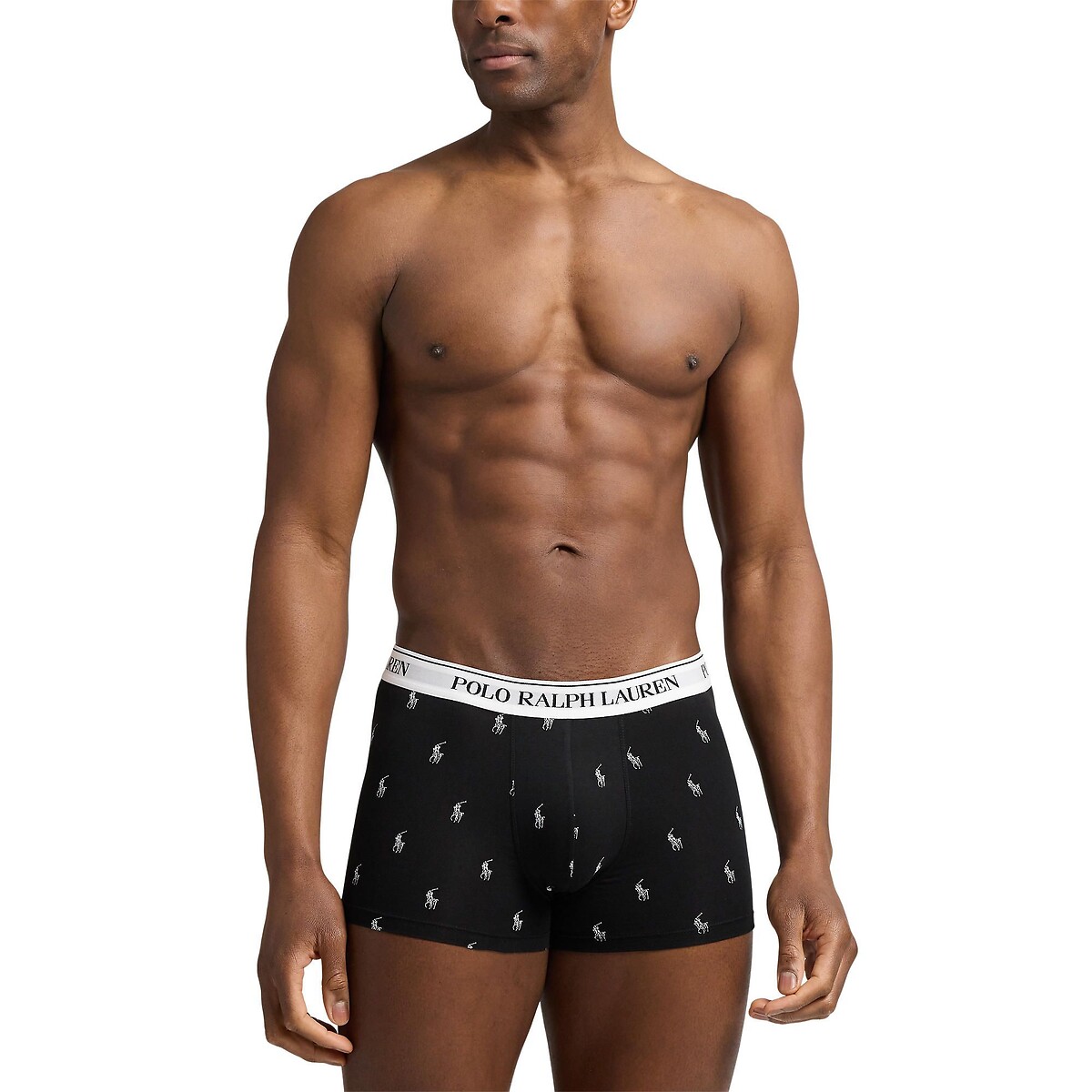 POLO RALPH LAUREN<br>Conjunto de 3 cuecas boxer clássicas em algodão elástico