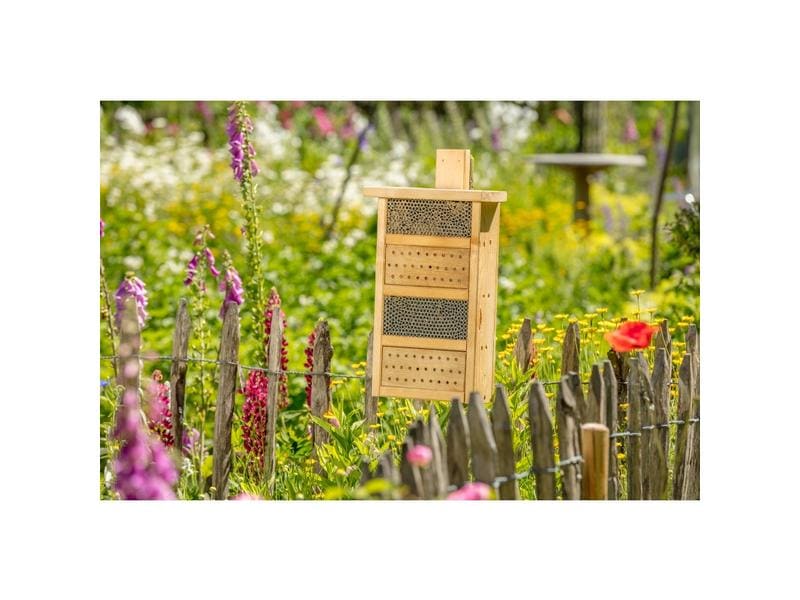 Neudorff Wildgärtner Freude Bienenhaus Wildbienen-Nisthilfe für eine bessere natürliche Blütenbestäubung