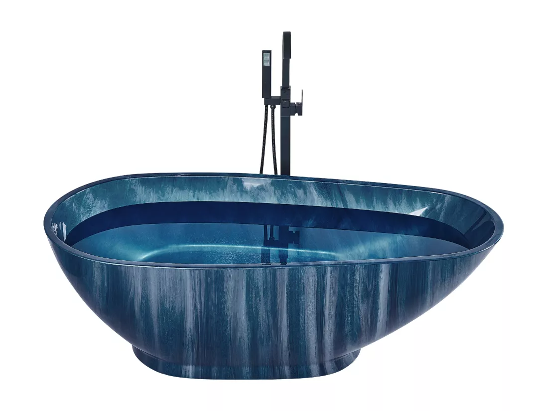 Baignoire îlot bleu marine 170 x 80 cm RIOJA