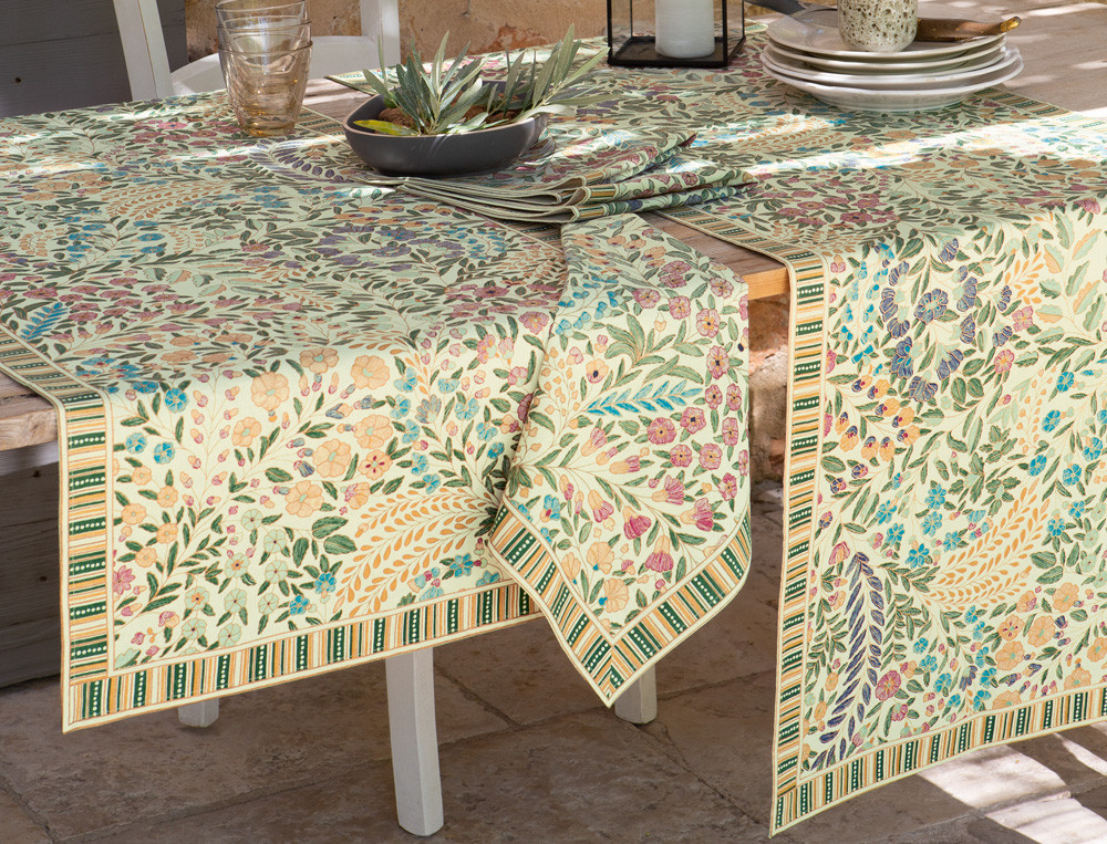 Chemin de table imprimé-Shabbira
