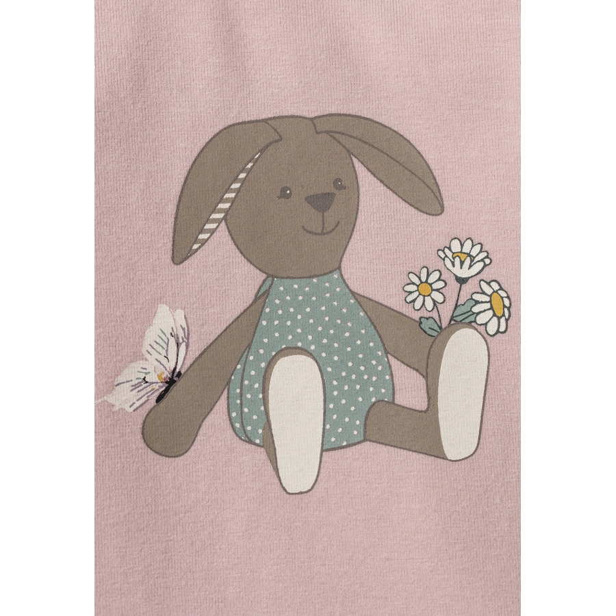 Sterntaler Set Langarm-Shirt und Hose Hase zartrosa