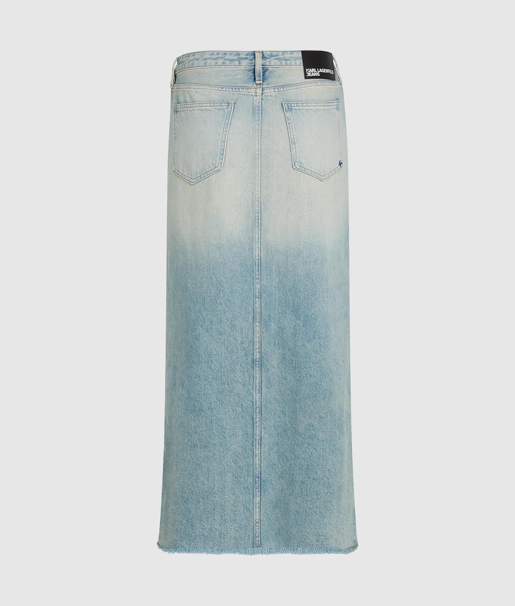 Verweerd denim maxi rok