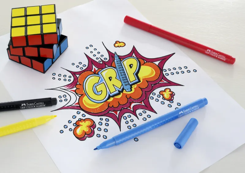 Tusser Faber-Castell Grip Colour 10 stk. ass. farver