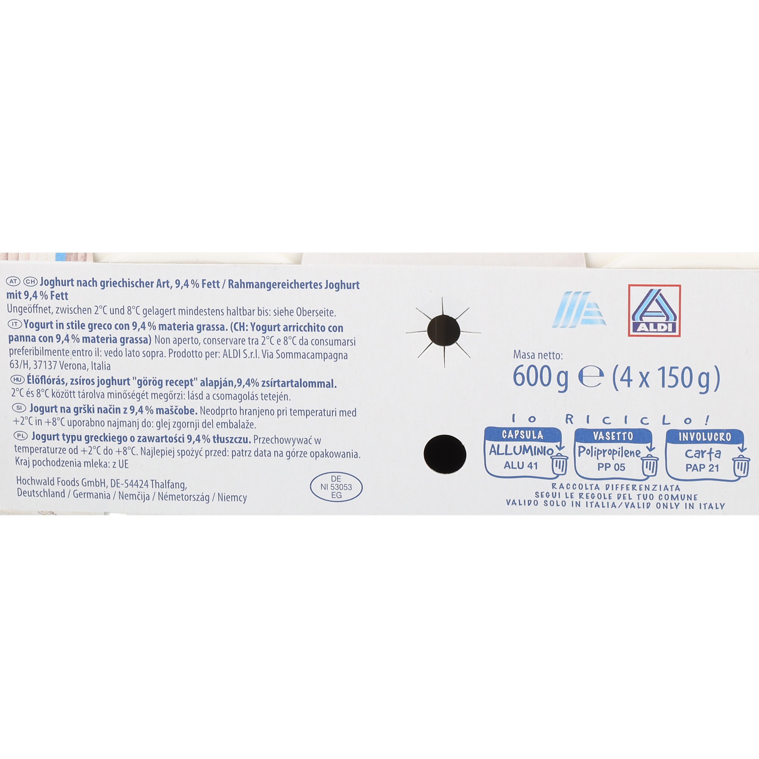 LYTTOS Joghurt griechischer Art, natur 4 x 150 g