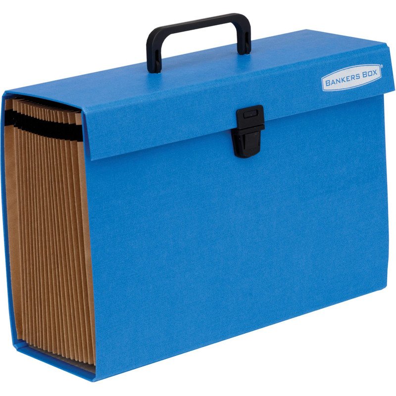 Trieur valisette Bankers Box Handifile, bleu