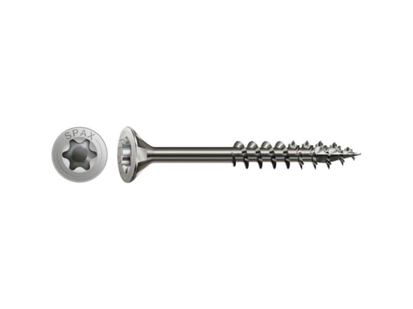 SPAX 197000450703 SPAX Seko-T-Tg Træskrue 4.5 mm 70 mm Torx, Invendig sekskant Rustfrit stål V2A rustfri 100 stk