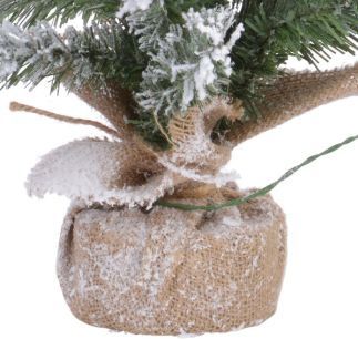 Everlands - Imperial Mini Boom - Kunst Kerstboom - 60 cm - Sneeuw - LED Verlichting