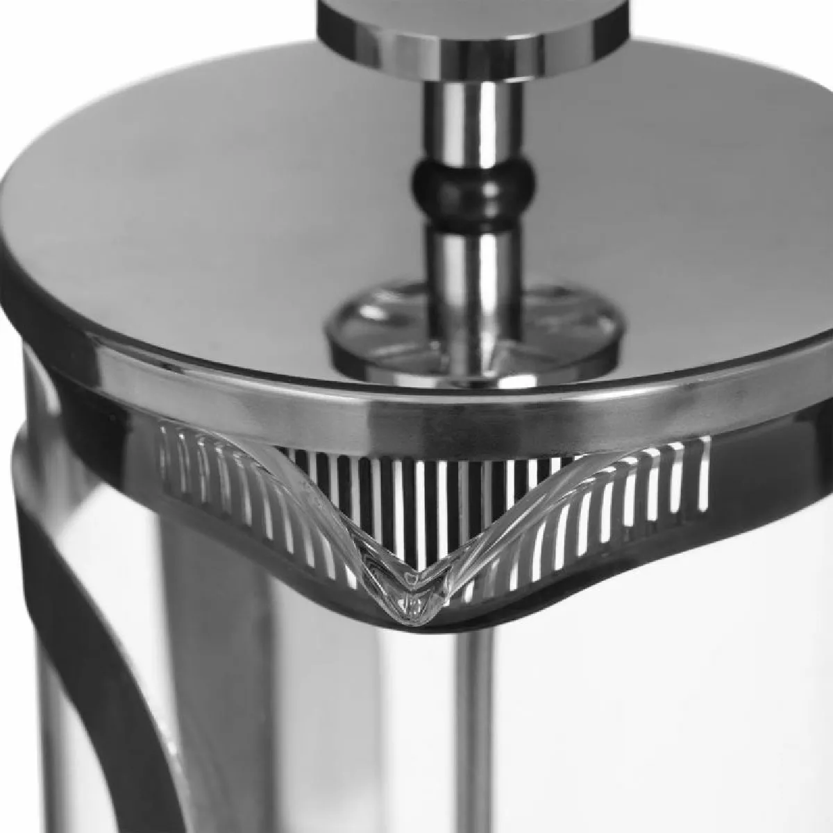 Coffret Cafetière & Tasses - Noir/Transparent
