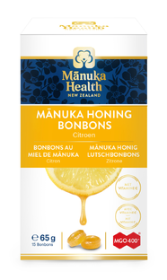 Manuka health Honing Citroen MGO 400  zuigtabletten 65GR