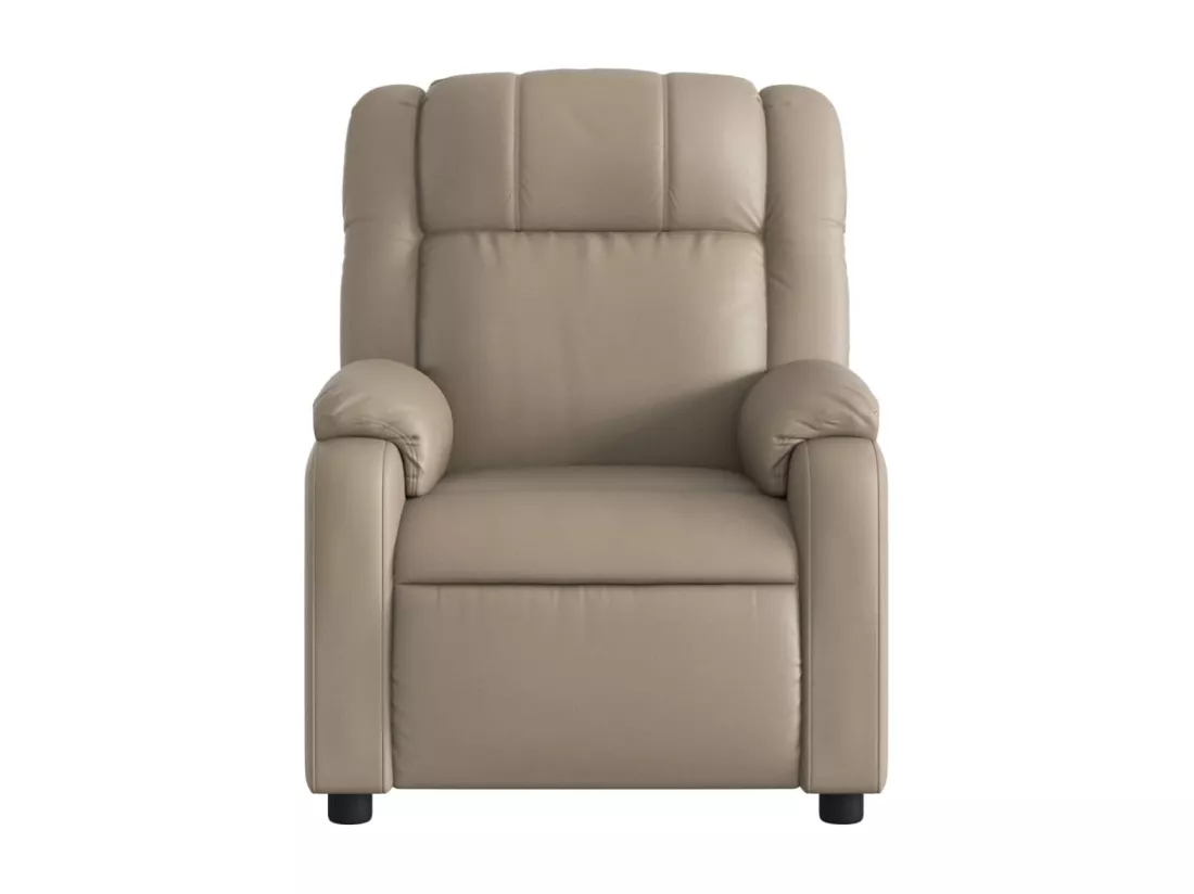 Fauteuil massant inclinable Cappuccino Similicuir