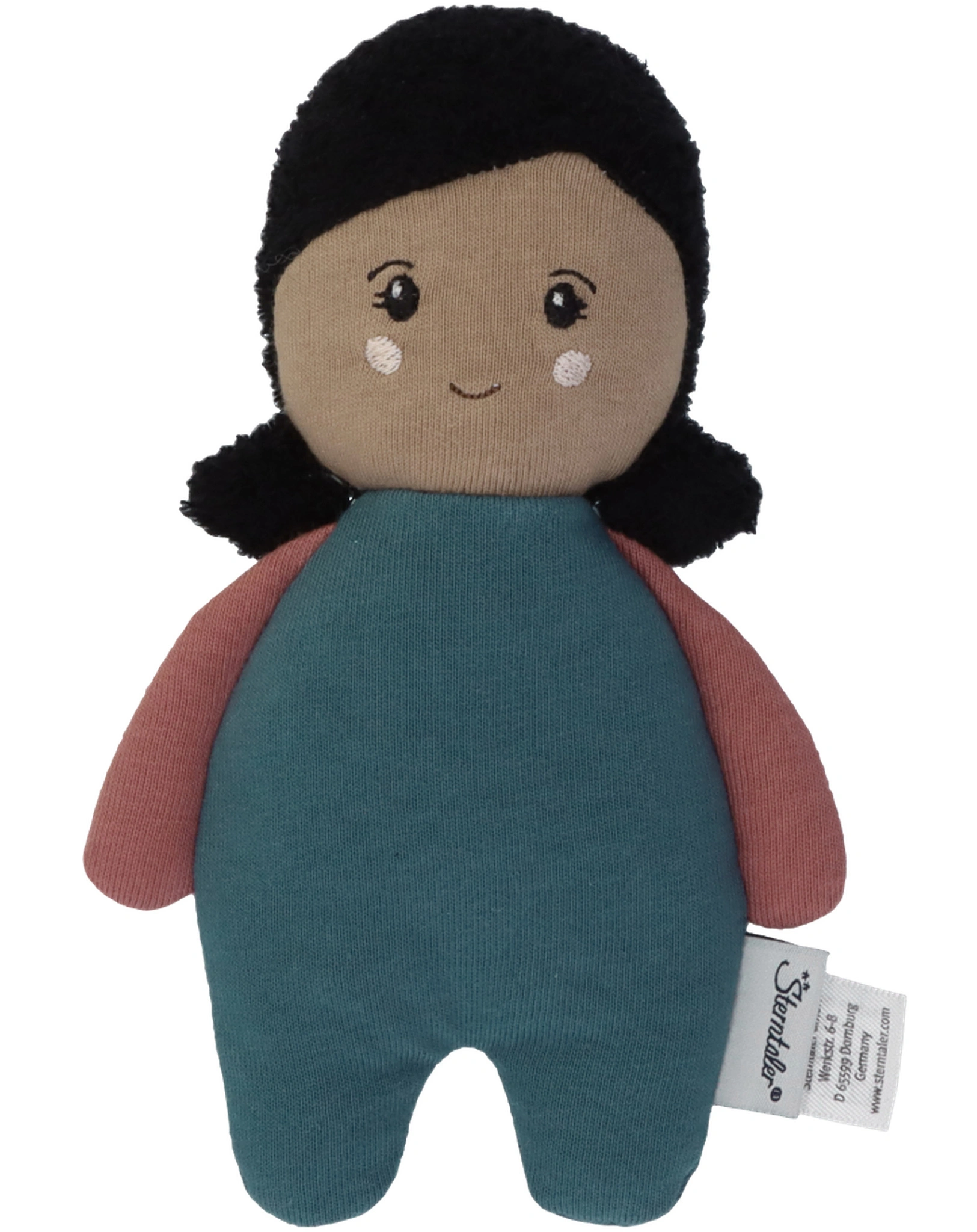 Spielpuppe MILA (17cm) in dunkeltürkis