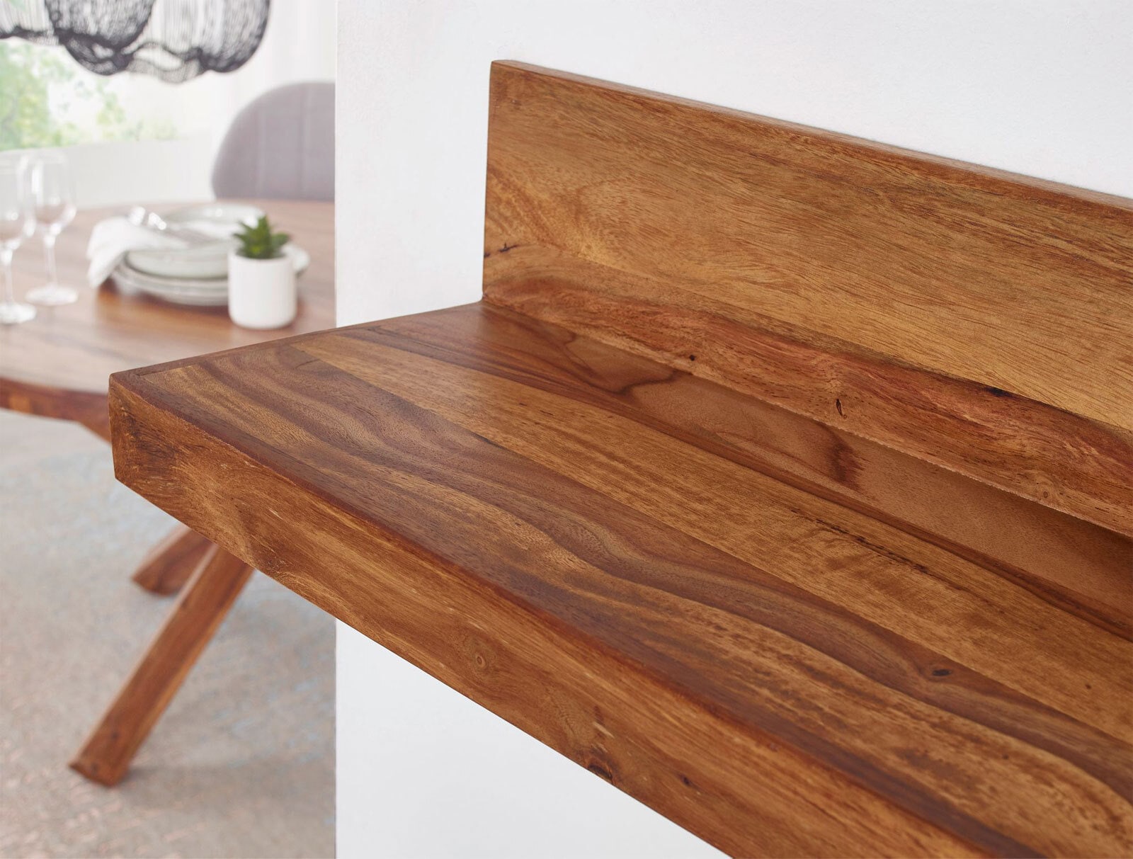 Wandboard Tarma Massivholz Sheesham 110 cm