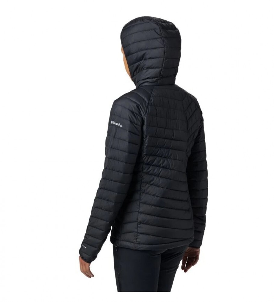 Jaqueta com capuz Columbia Powder Lite preta /Omni-Heat/
