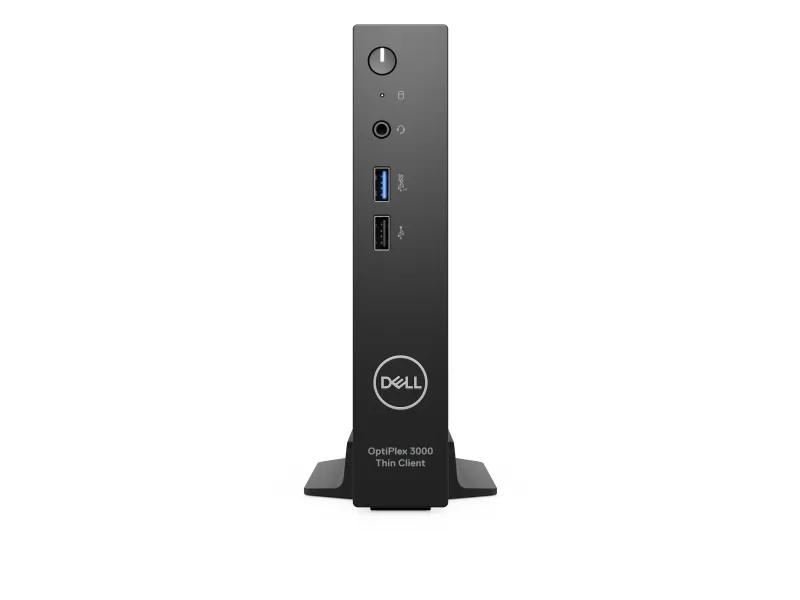 Dell OptiPlex 3000 Thin Client - Tynd klient - DTS 1 x Pentium Silver N6005 / op til 3.3 GHz - RAM 8 GB - flash - eMMC 64 GB - UHD Graphics - IEEE 802.11ax (Wi-Fi 6E), Gigabit Ethernet, Bluetooth - Dell ThinOS - skærm: ingen - sort - BTS - Dell Smart