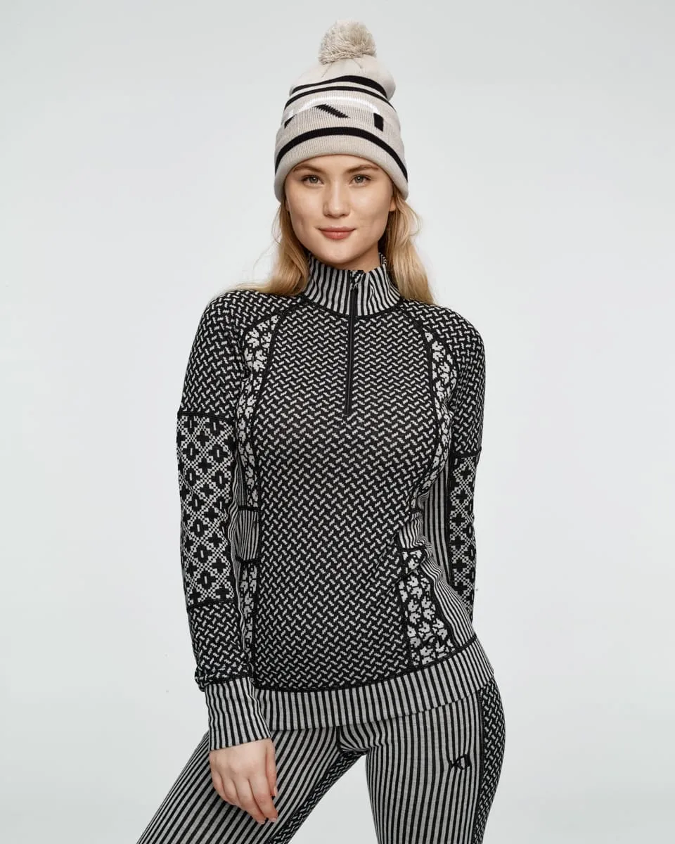 Kari Traa Women's Smekker Half Zip Black