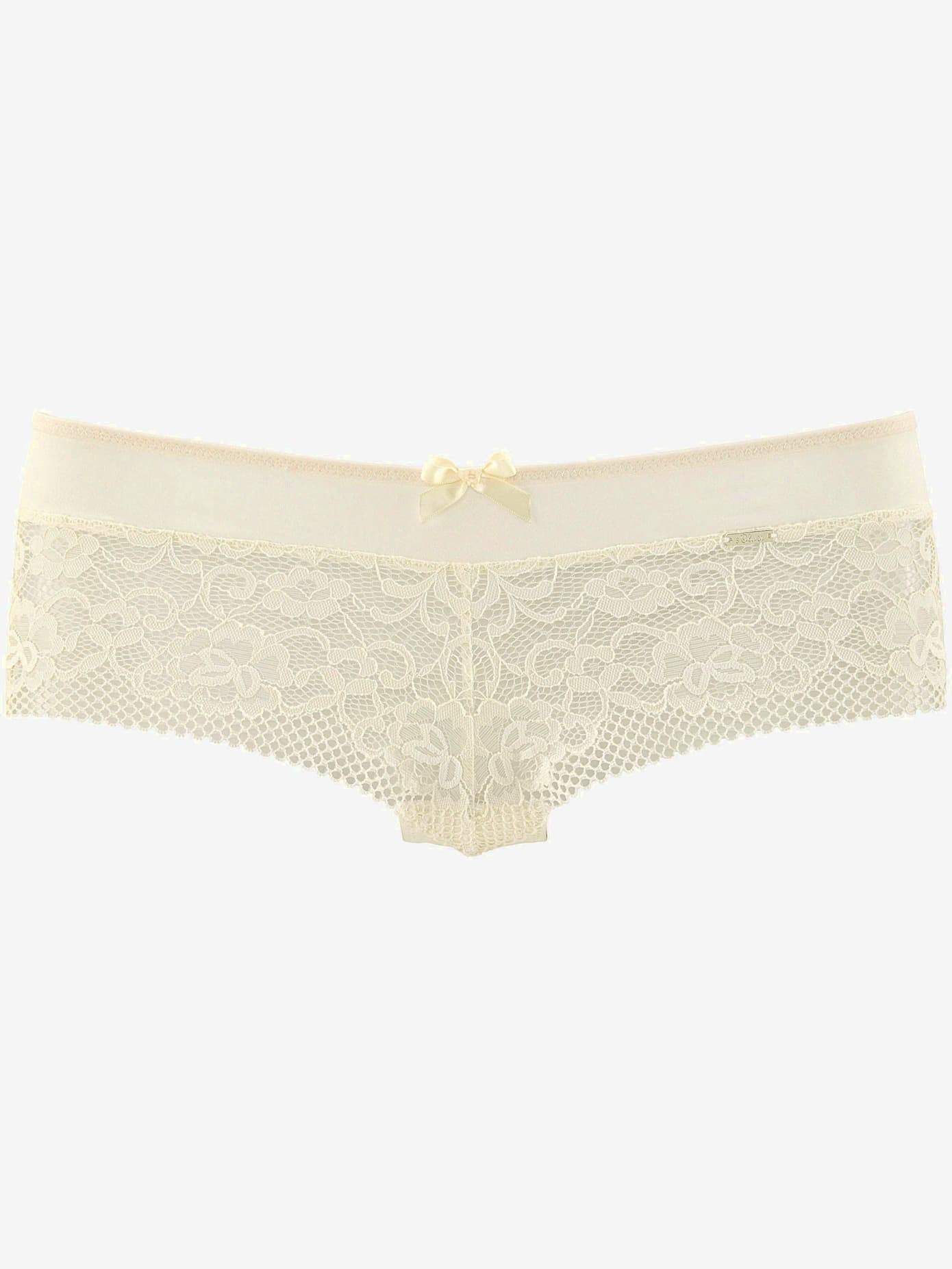 Panty féminin en dentelle aspect résille