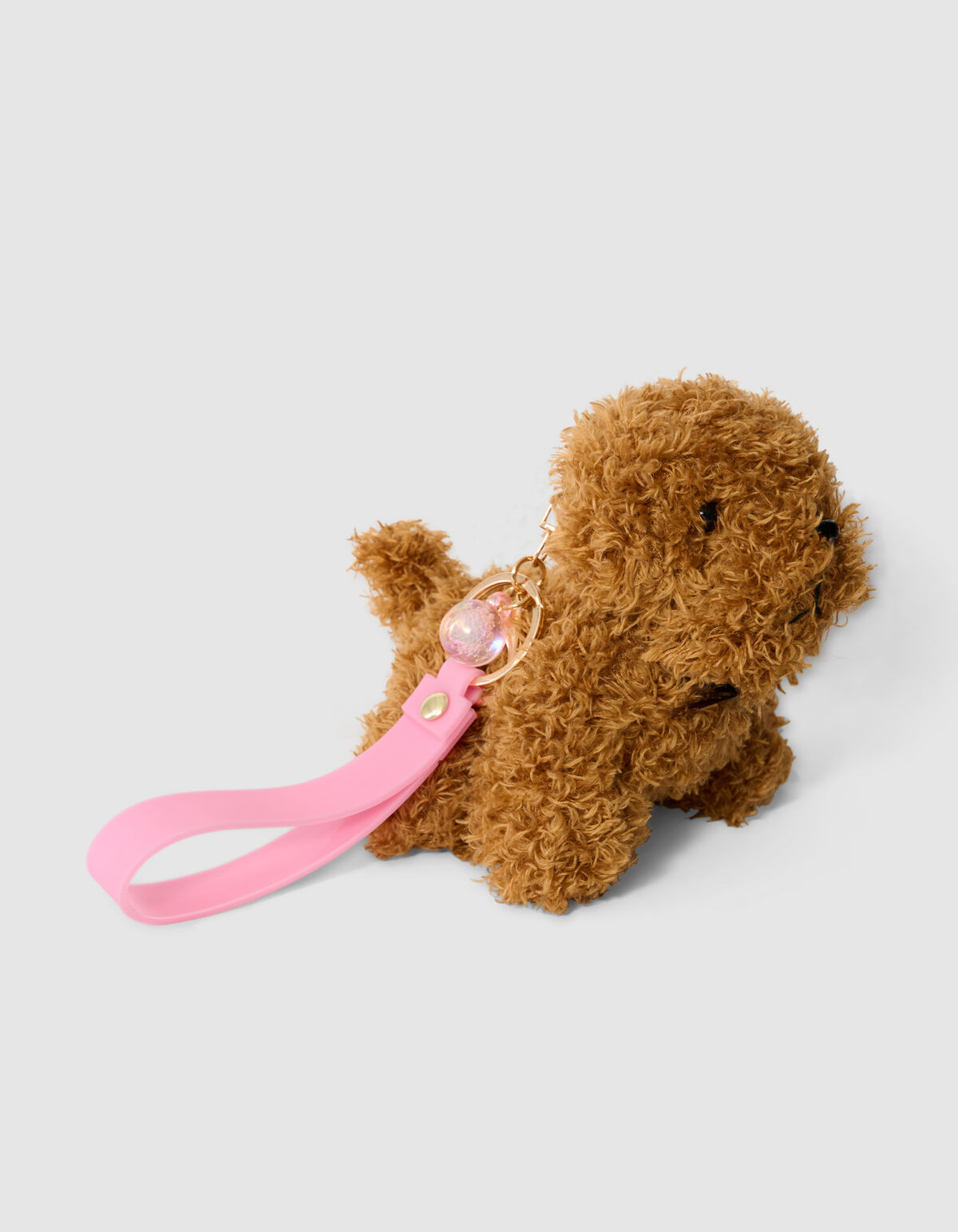 Dog Sleutelhanger Bruin