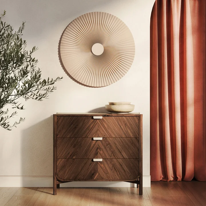 Hartô - Carmen LED-Wandleuchte S, Ø 50 cm, slate grey (RAL 7016)