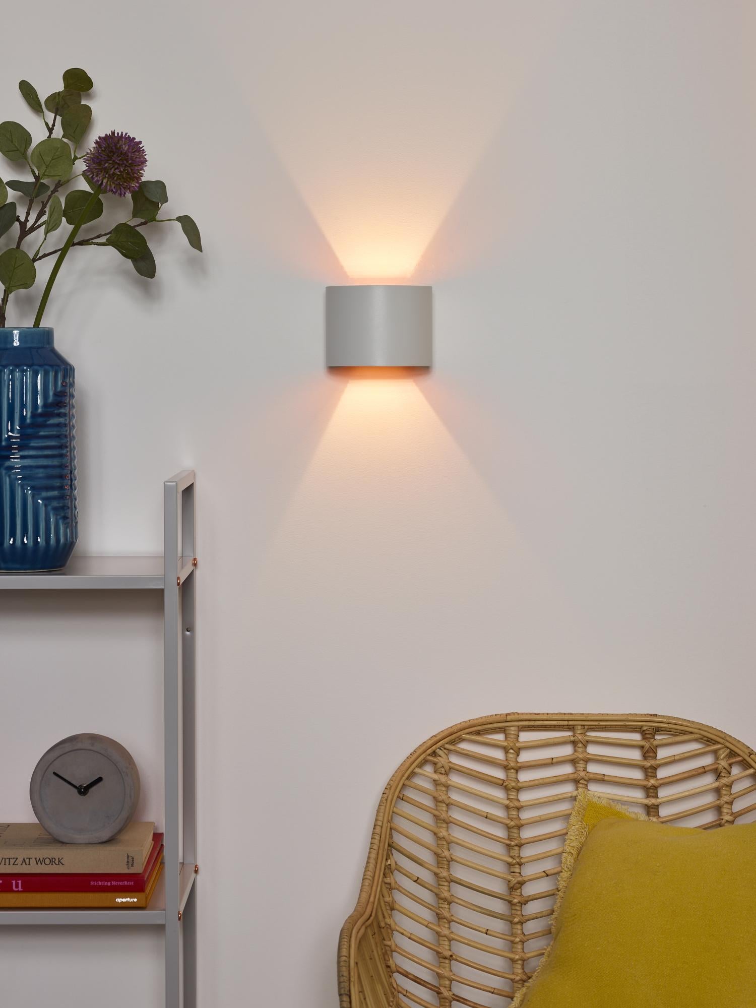 Xio wandlamp rond wit