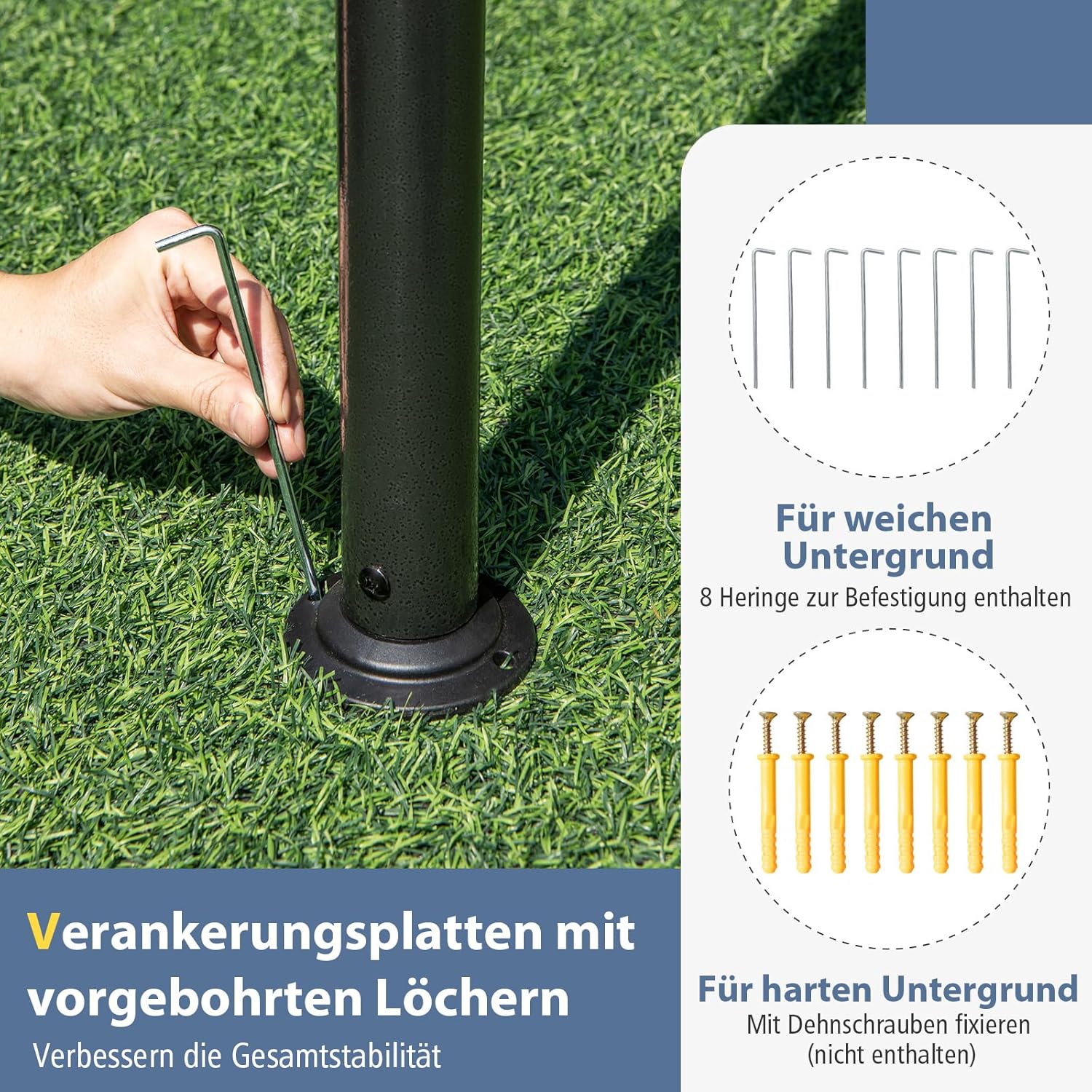 COSTWAY Pavillon 3 x 4 m, Gartenpavillon mit Moskitonetz & Vorhang & Doppeldach, Pavillonzelt Wasserdicht, Winterfest Sonnenschutz Gartenzelt, Terassenpavillon für Terrasse, Garten, Rasen