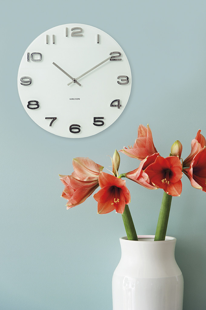 Wall Clock Vintage Round KA4401 Black