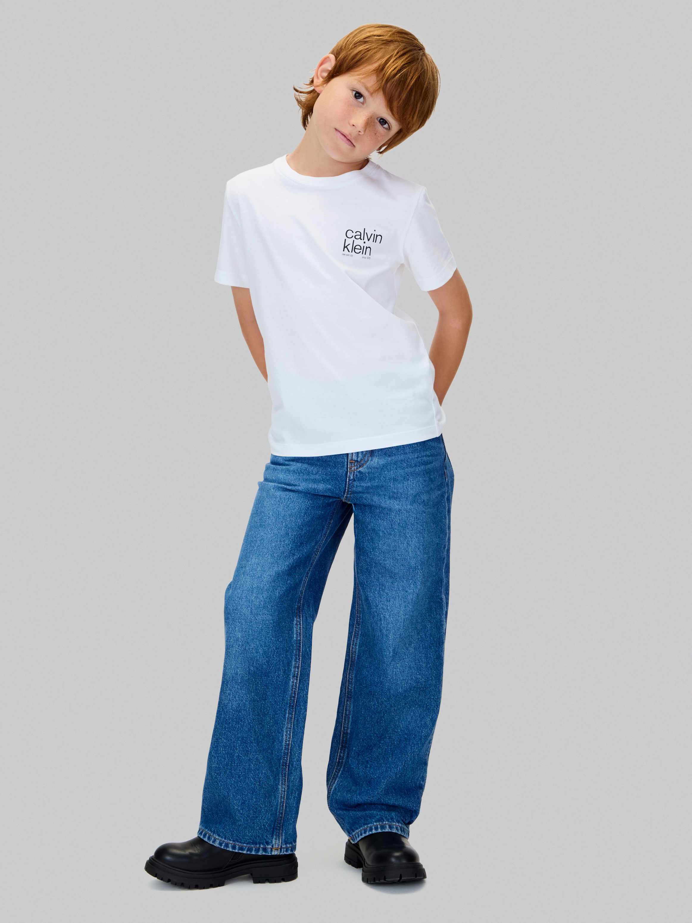 Calvin Klein Jeans T-Shirt »REG. CK SMALL GRAPHIC SS T-SHIRT«, für Kinder bis 16 Jahre, Logo-Print