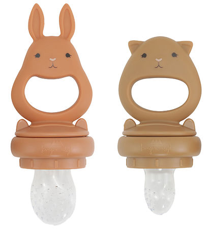 Konges Sløjd Food Feedere - 2-pak - Almond/Terracotta