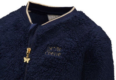 Petite Chérie Atelier Vienna Fleecejakke, Black Iris