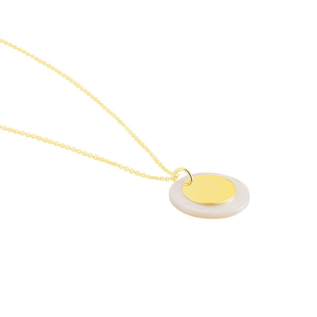 Collier Abani Or Jaune Nacre