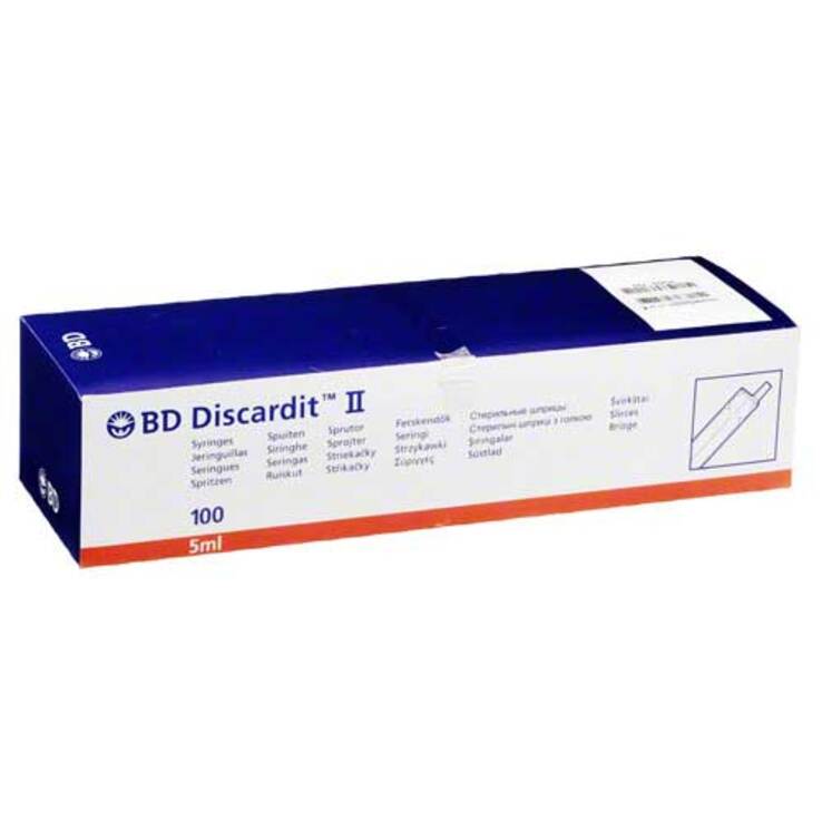 BD Discardit II Spritze, 100X5 ml