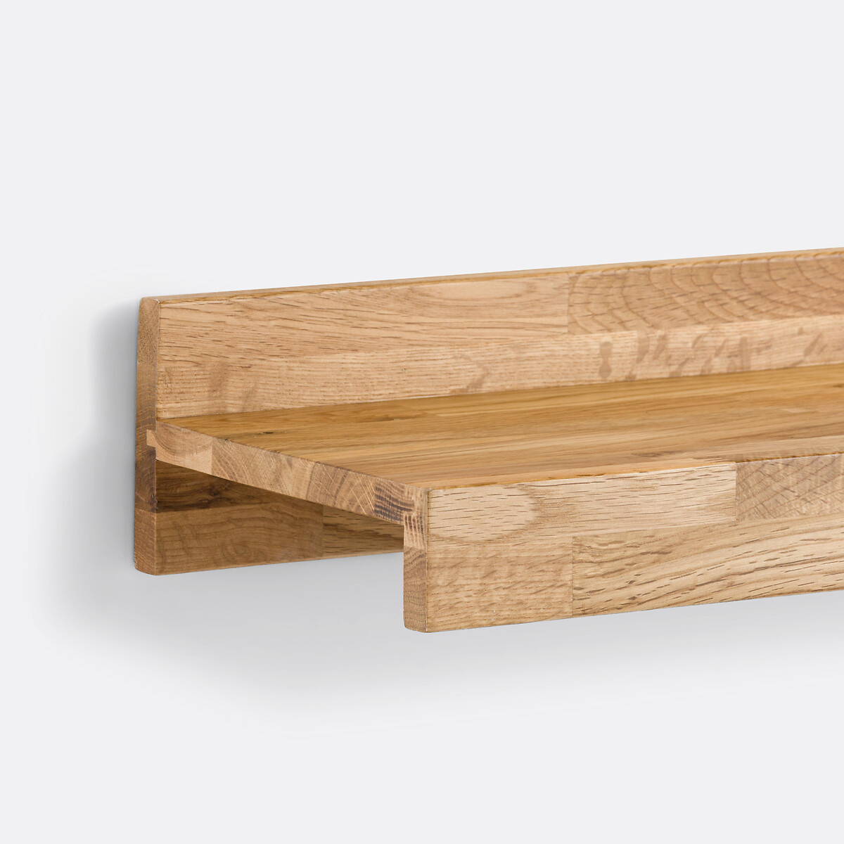 LA REDOUTE INTERIEURS<br>Prateleira de parede em carvalho maciço, 60 cm, Hiba