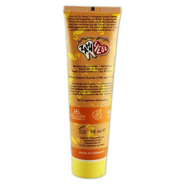 Dr. Bauer's Zahnpasta Lovely Friends Flamingo Zahnpasta (90 ml)