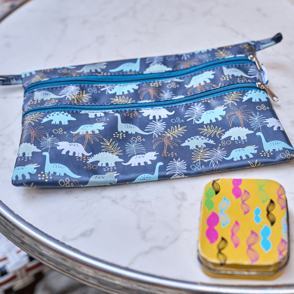 Pochette Plate Aloïs Jurassic Dino Marine