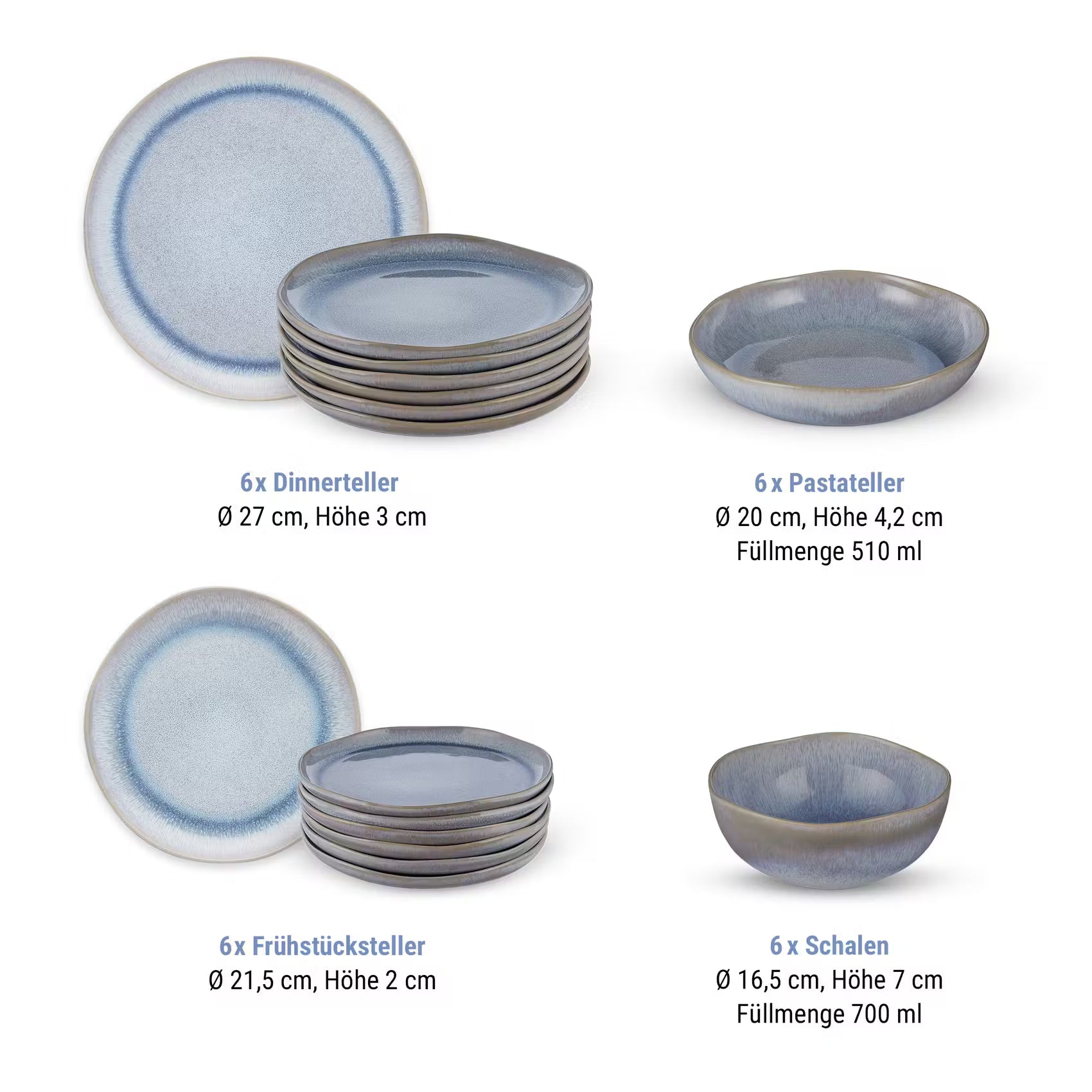 HILDA Geschirr-Set 24-tlg.