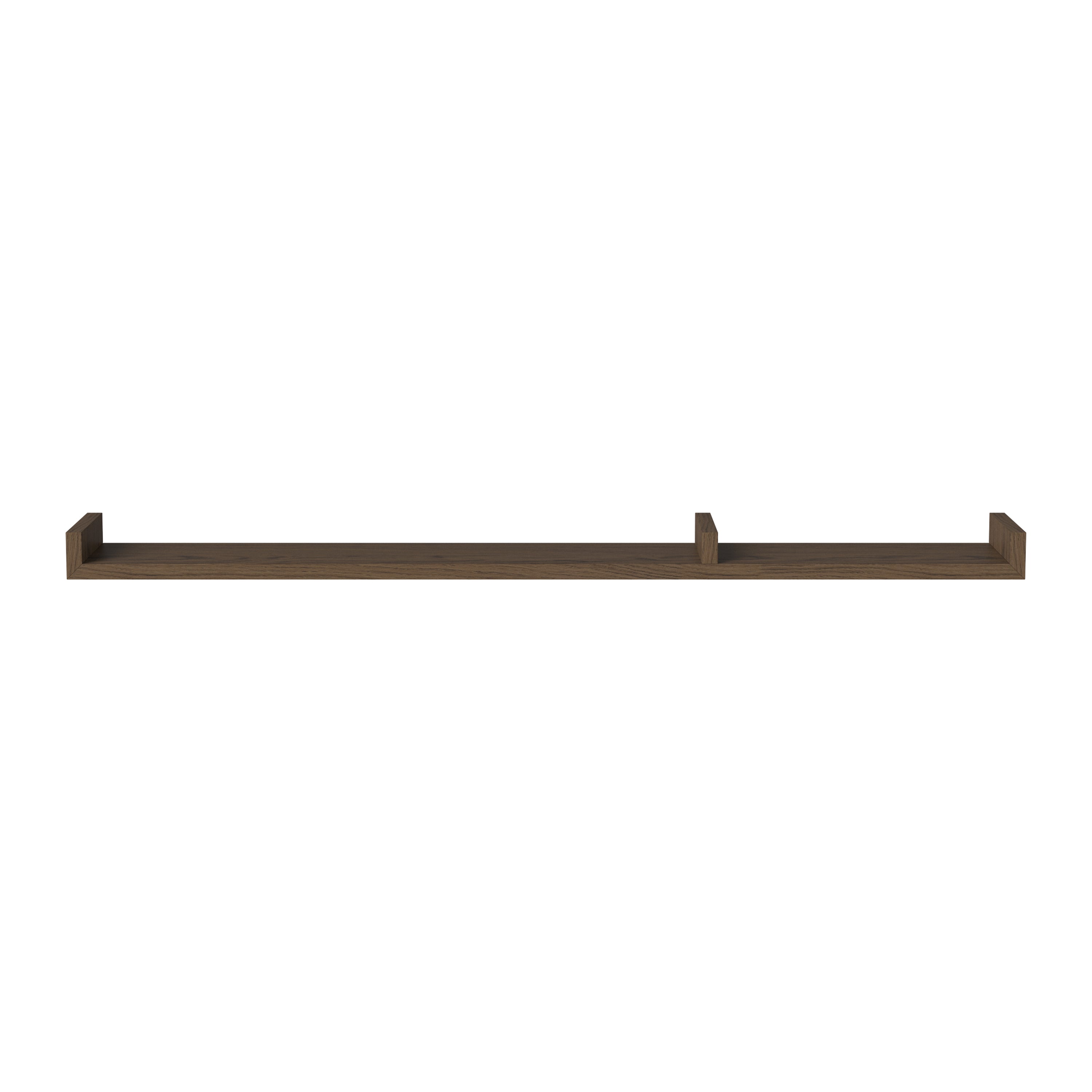 Bolia Display Wandplank B 120 cm - Asymmetrisch Rechts - Donker Eiken