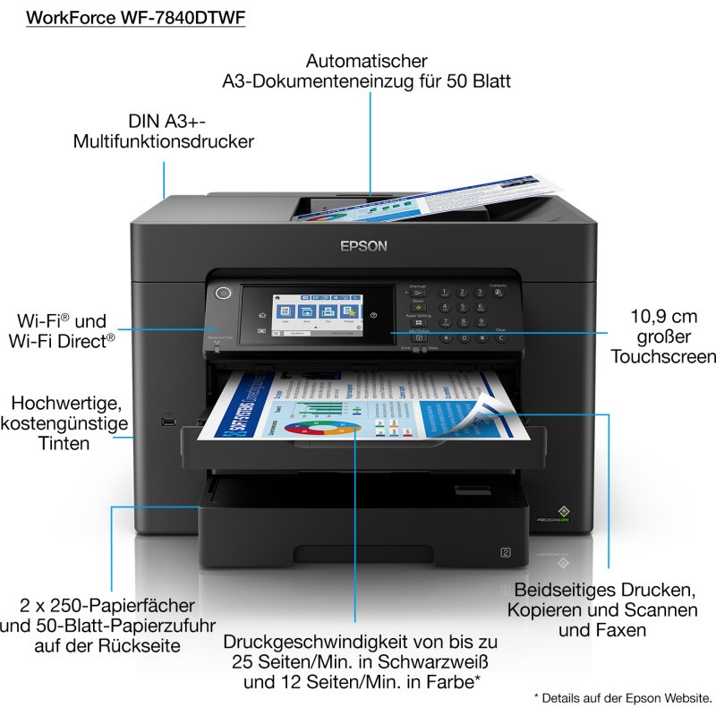 Imprimante multifonction Epson WorkForce WF-7840
