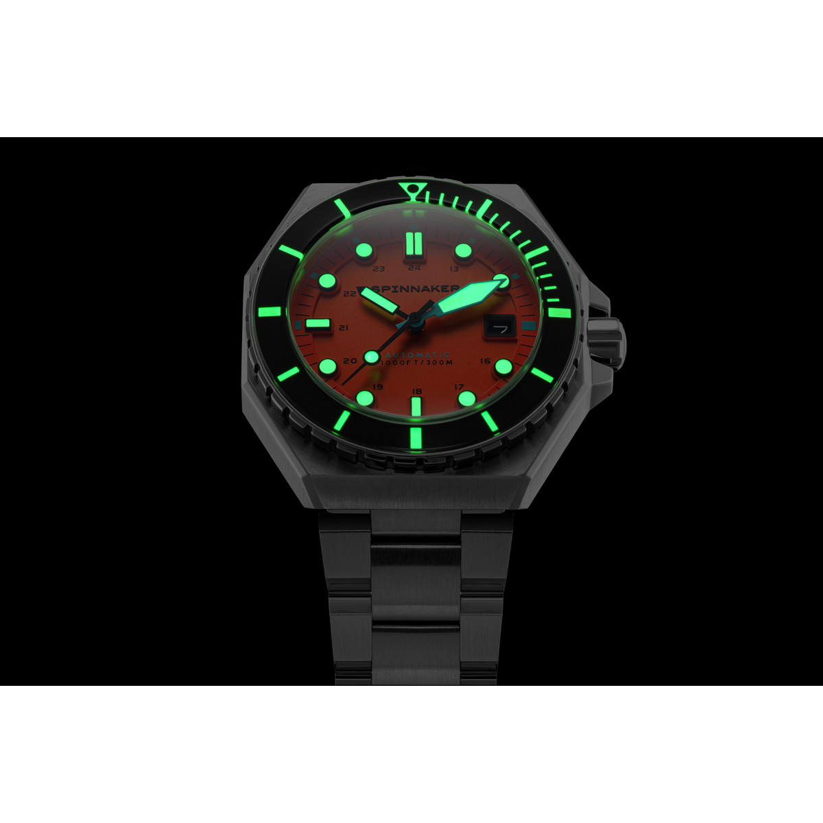 Montre SPINNAKER Dumas homme automatique bracelet acier argent