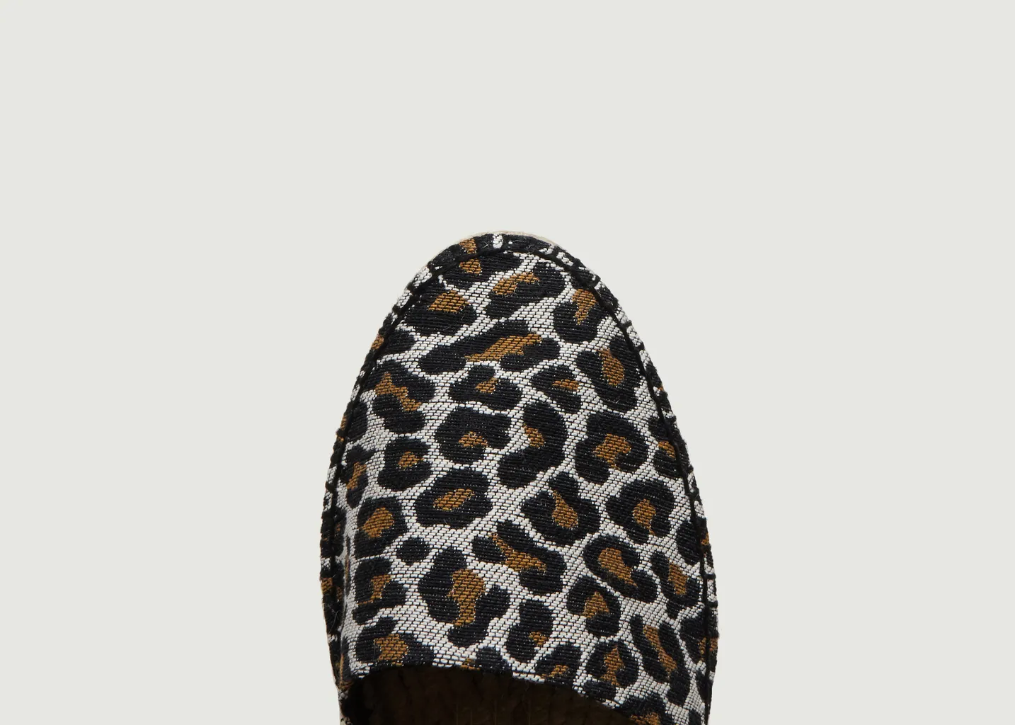 Espadrilles Plates Motif Léopard Gabriela Castañer