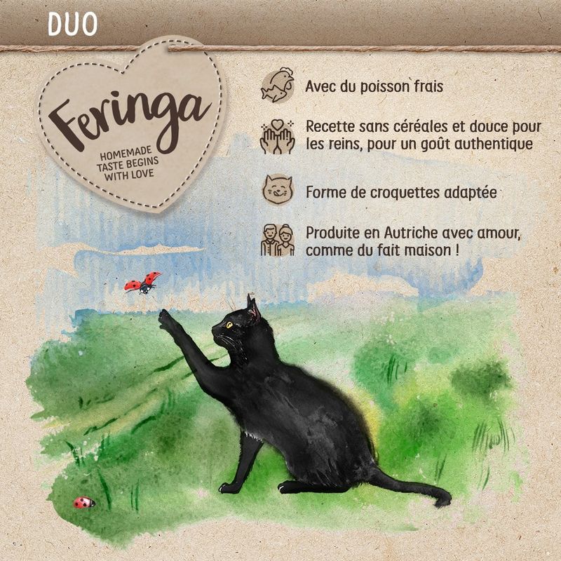 Feringa Adult Duo poulet, agneau pour chat