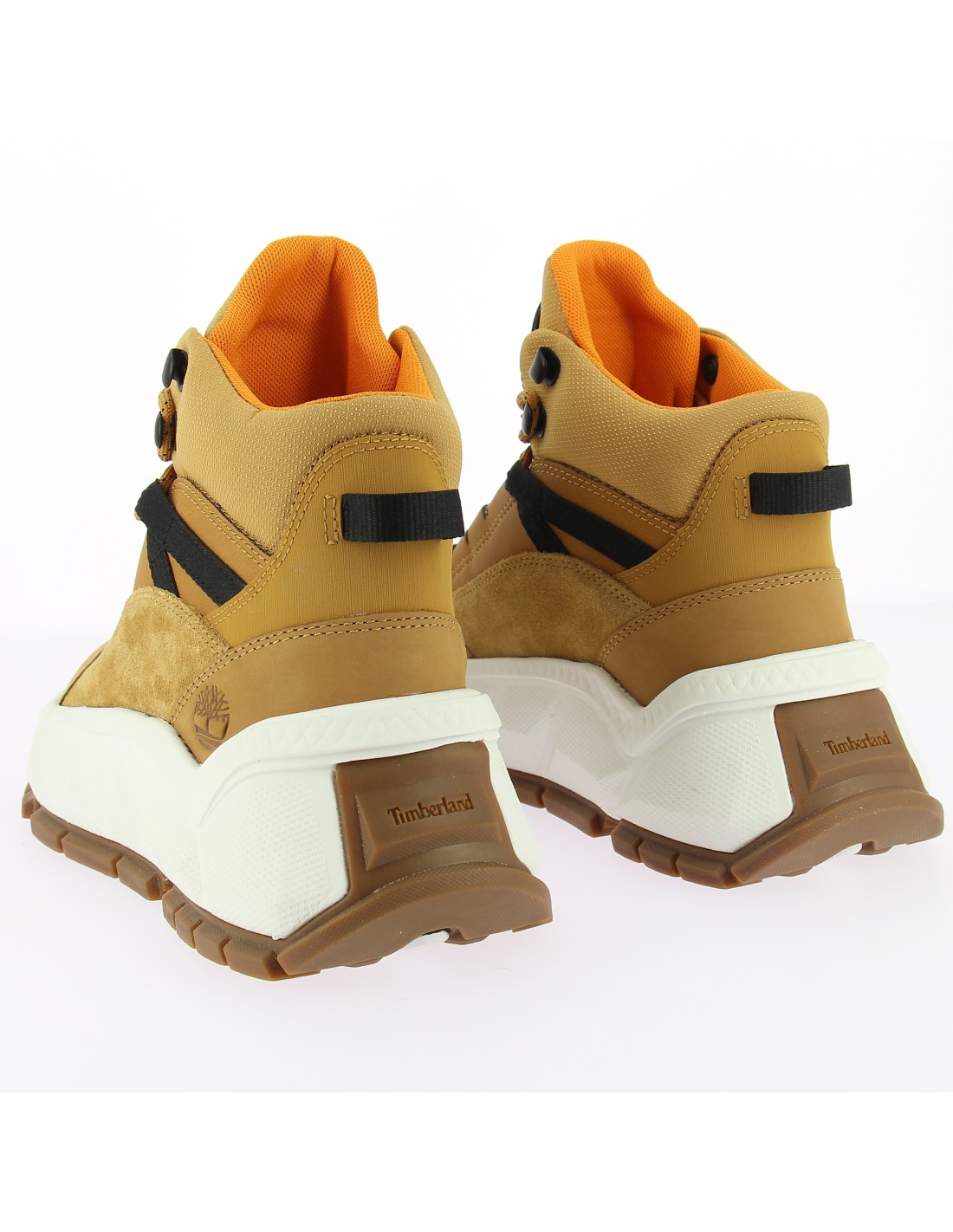 timberland boots homme tbl turbo hiker wht nubuck jaune