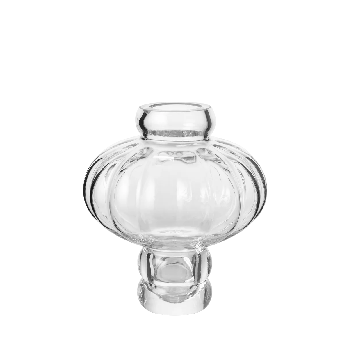 Louise Roe  Balloon vase #02, clear - H:20 cm.