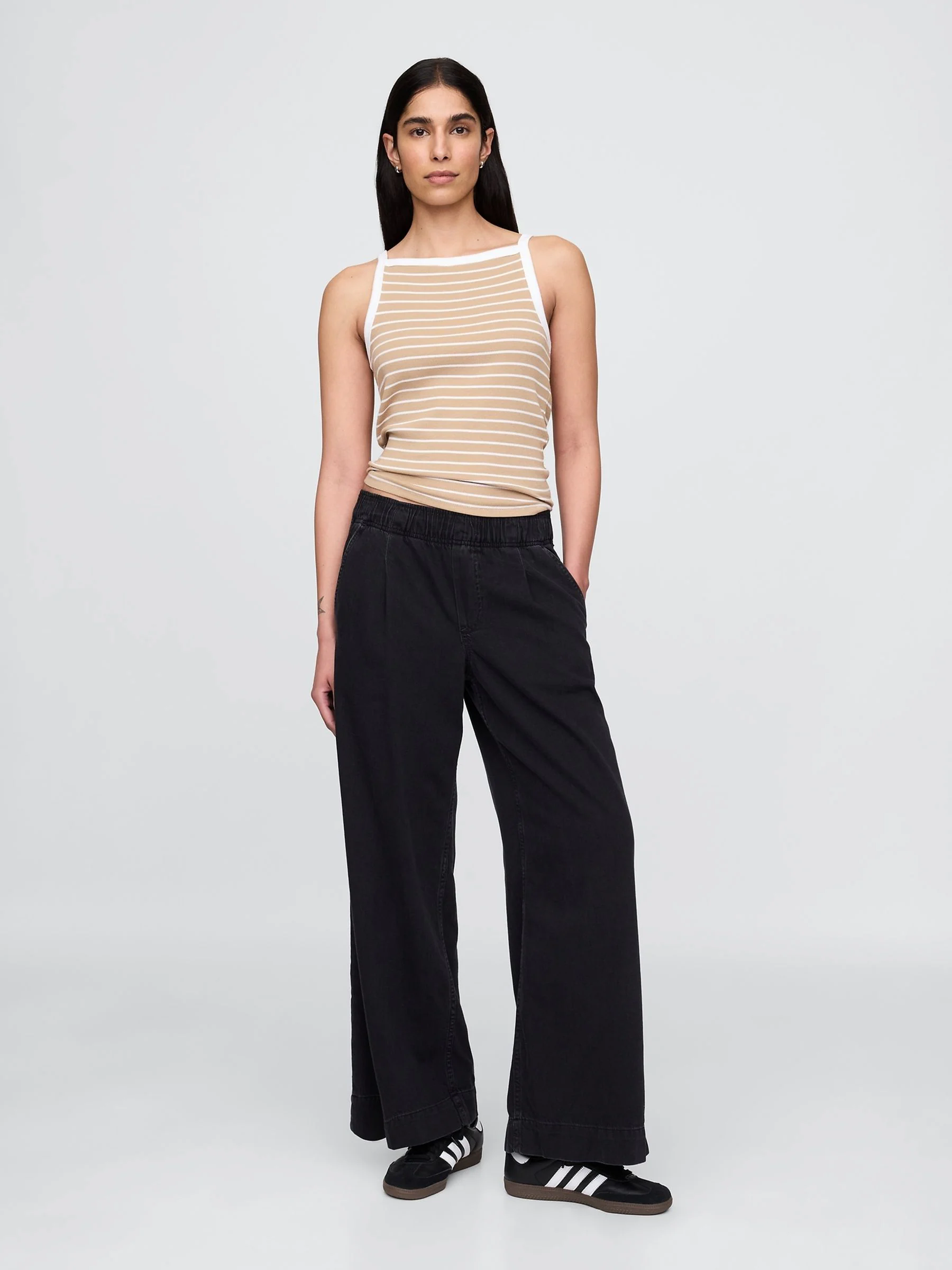 Gap UltraSoft Easy Baggy jeans met halfhoge taille