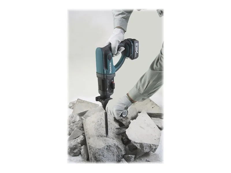 Makita DHR202ZJ - Roterende hammer - ledningfri - 3 tilstande - SDS-plus - 2 Joule - intet batteri - 18 V