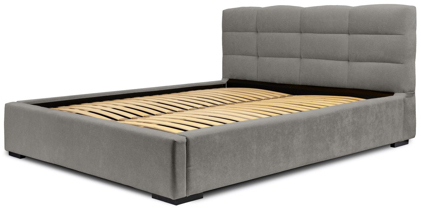 Trae Mobler Faro 140 x 200 cm Gestoffeerd Bed Grijs