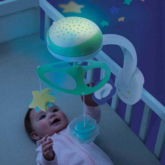 Mobile Musical Projecteur 3en1   Menthe        de               Infantino