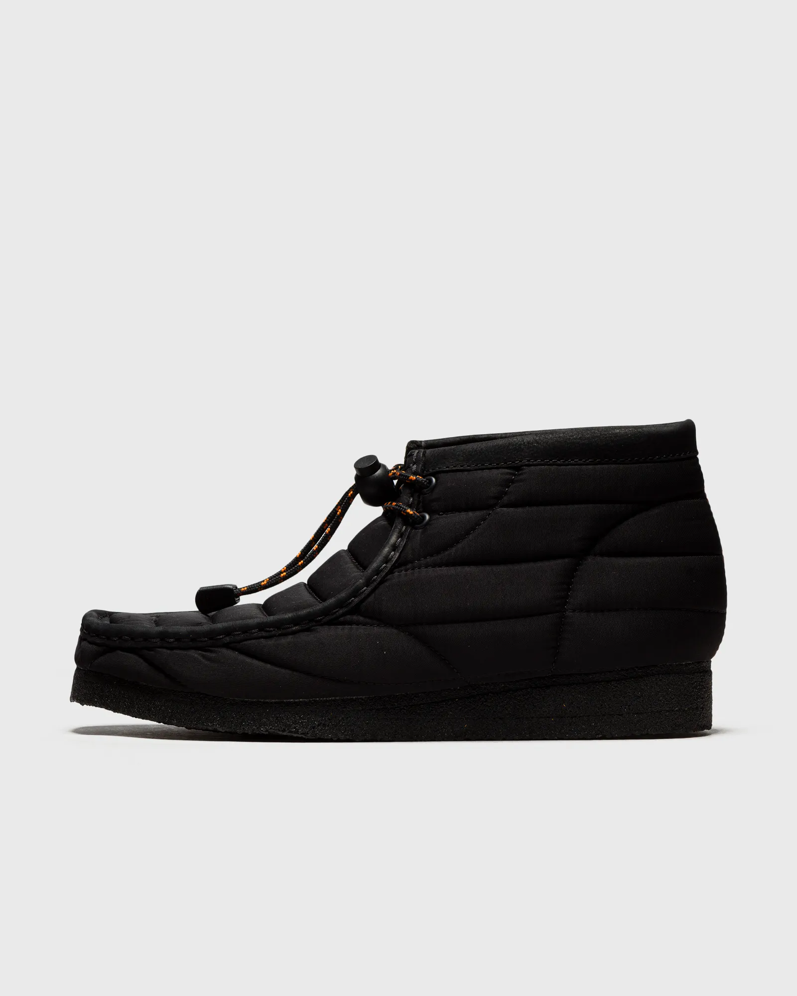 Clarks Originals Wallabee Boot Black Quilted
